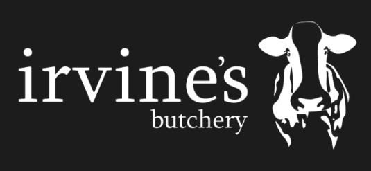 Irvines Butchers sponsor logo